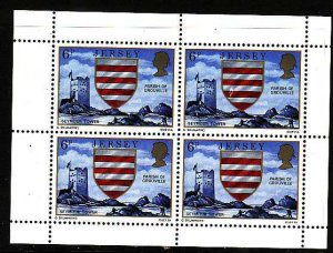 Jersey-Sc#140a- id6-unused NH booklet pane-Seymour Tower-1978-