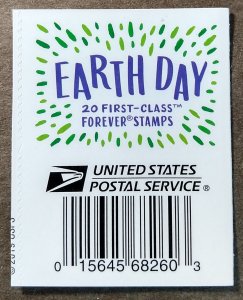 United States #5459 (55c) Earth Day  MNH block of 4 (2020)