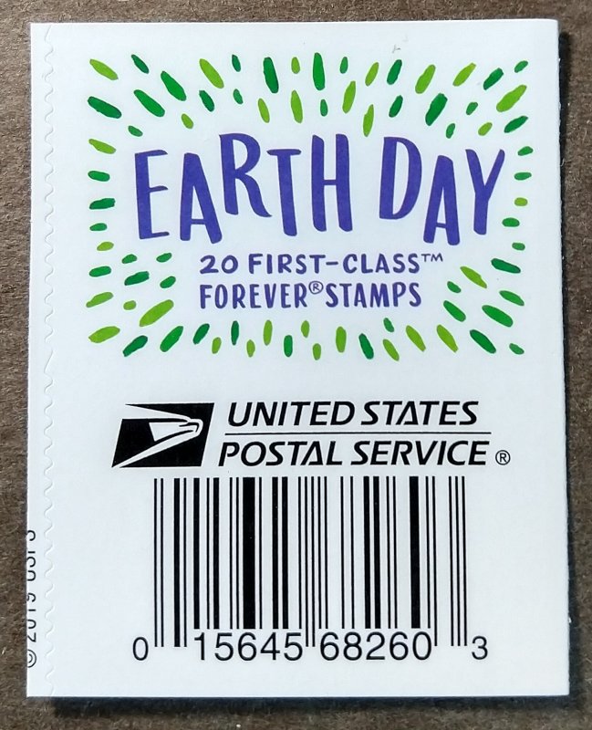 United States #5459 (55c) Earth Day  MNH block of 4 (2020)