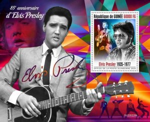 Guinea Elvis Presley Stamps 2020 MNH Music Famous People Celebrities 1v S/S