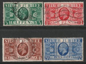 Great Britain 226-229 complete set used