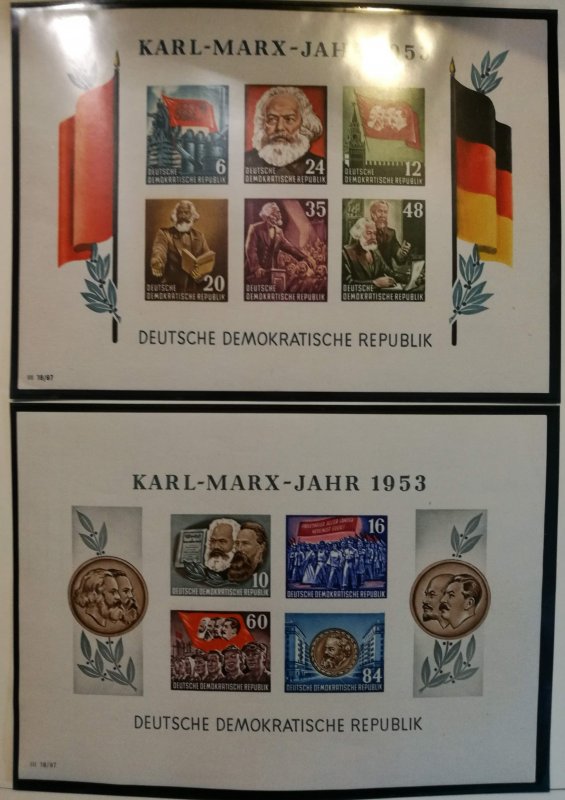 DDR 1949-1990,Sc#48; - 2852 MNH, complete collection, all sheets ..free shipping