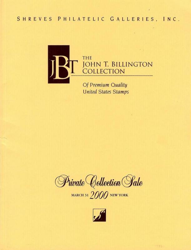 The John T. Billington Collection of Premium Quality Unit...