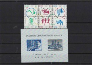 Germany DDR mounted mint Stamps Ref 14790