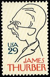 2862 James Thurber F-VF MNH single stamp