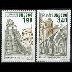 FRANCE 1986 - Scott# 2o37-8 Heritage Sites Set of 2 NH