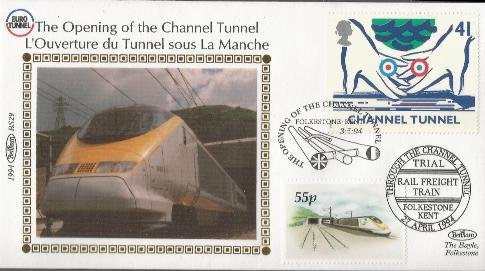 Great Britain Eurotunnel Rail Freight FDC 4-27-94