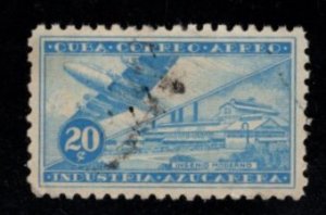 Cuba - #C100 Plane over Mill - Used