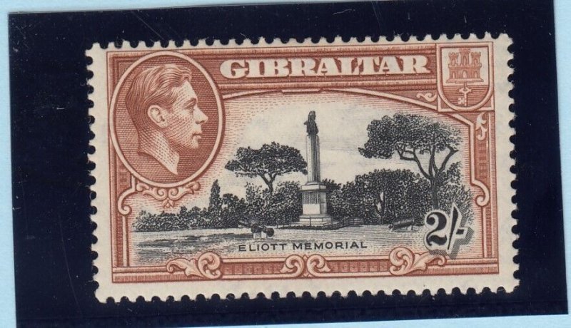 Gibraltar KGVI 1938 2/- SG128a MH BP8598