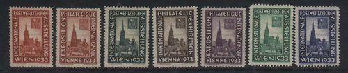 Austria Mint 1933 Expo Set