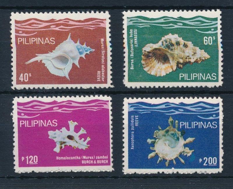 [29141] Philippines 1980 Marine Life Seashells MNH