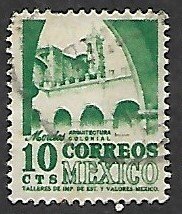 Mexico # 858 - Convent Morelos - used.....{P2}