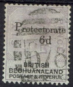 BECHUANALAND 1888 QV PROTECTORATE 6D USED 