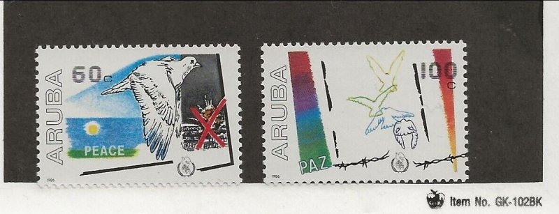 ARUBA Sc 22-23 NH issue of 1986 - BIRDS 