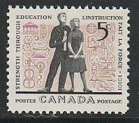 1961 Canada - Sc 396 - MNH VF - 1 single - Students & Education
