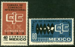 MEXICO 933, C271 CONGRESS OF THE INTERNAT. CHAMBER OF COMMERCE. MINT, NH. VF..