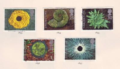 Great Britain Sc 1591-5 1995 Springtime stamps used