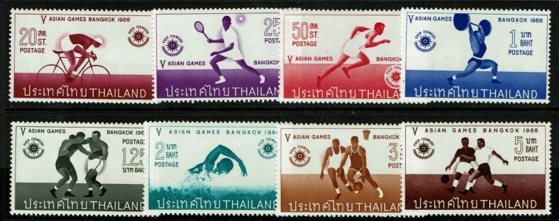 Thailand SC# 442-449, Mint Never Hinged, 444 some minor creasing - S13286
