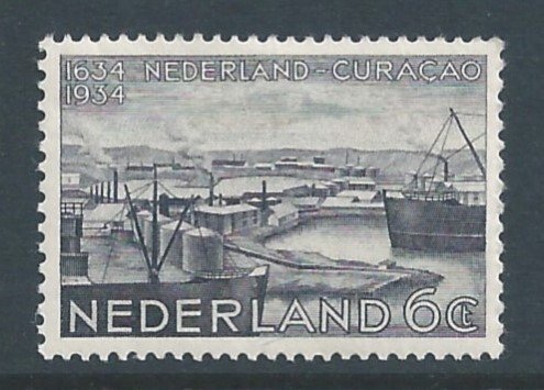 Netherlands #202 NH 6c Curacao Anniv. - Willemstad Harbor