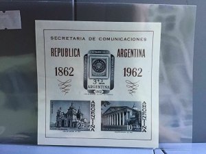 Argentina Philatelic Exhibition 1862-1962 MNH  stamps sheet  R27000
