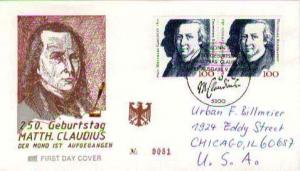 Germany, First Day Cover