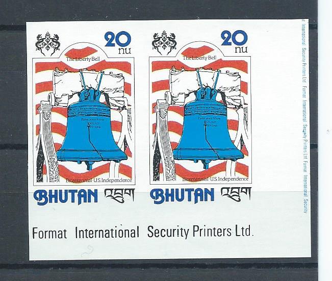 Bhutan 241 MNH impf. pair.