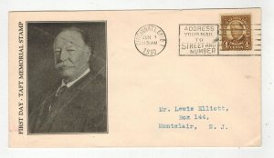 1930 PRESIDENT PRESIDENT WILLIAM TAFT 685-3 ROESSLER FDC Cincinnati Ohio