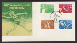 Australia 842-845 Commonwealth Games 1982 U/A FDC