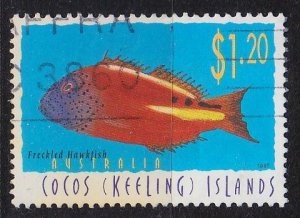 KOKOS COCOS KEELING ISLANDS [1997] MiNr 0361 ( O/used ) Fische