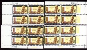 US Scott # 1204, MNH, Plate Blocks. CV = $ 4.00. Face = $ .64 Lot 230738-08