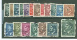 Czechoslovakia/Bohemia & Moravia #62-80 Used Single