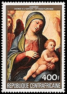 Central African Republic 1984 Imperf. Painting 1984 Full N° 1019-1025 Bl 276-2