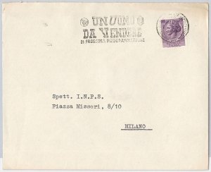 42803 - ITALY-POSTAL HISTORY-cover MECHANICAL postmark-CINEMA:A Hole in the Head-