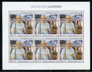 CENTRAL AFRICA 2021 GANDHI SHEET MINT NH