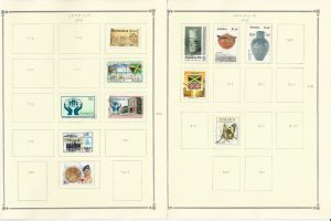 Jamaica Stamp Collection on 22 Scott Pages, 1992-2008 & BOB, JFZ