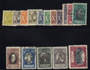 Liechtenstein Scott # 54 - 69 VF used neat cancel nice color cv $350 ! see pic !