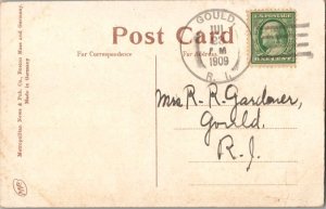 United States Rhode Island Gould 1909 4a-bar  1884-1931  PC.