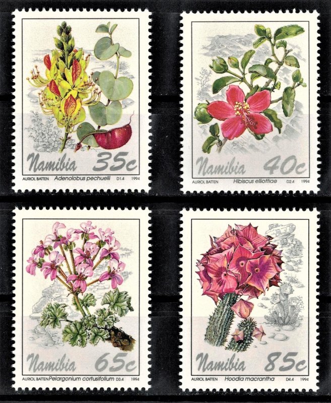 NAMIBIA 1994 - Flowers / complete set MNH