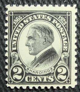 US #610 *MNG* Single, Warren G. Harding L12 