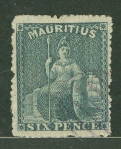 Mauritius #22 Used Single