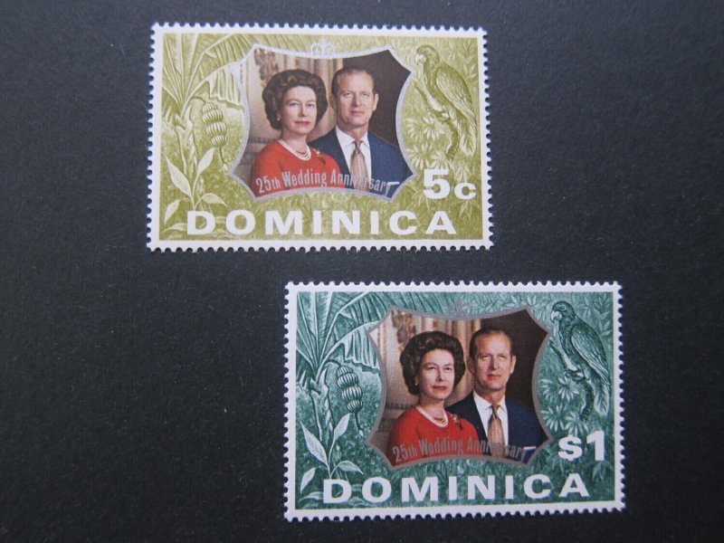 Dominica 1972 Sc 362-363 set MH