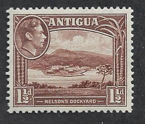 ANTIGUA SC# 86 FVF/OG 1943