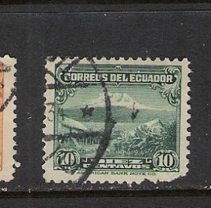 ECUADOR 325 USED FAULTY AS IS VOLCANO 668B