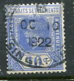 Straits Settlements #190 Used