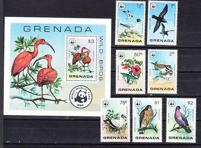 Grenada Scott 849-856 Mint NH (Catalog Value $27.90)