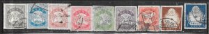 Japan #179-187  (U) CV $93.50