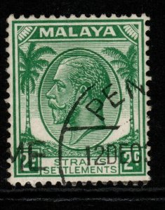 MALAYA STRAITS SETTLEMENTS SG261 1936 2c GREEN USED