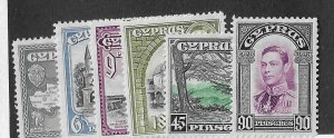 Cyprus Sc #149-154 Sc #149-154 LH VF