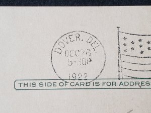 UX27. Jefferson, 1 cent, US Postal Cards.  Cancelled.VF cond.