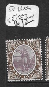 ST KITTS NEVIS  (P1010B) 2D COLOMBUS SG 15  MNH